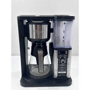 Ninja Specialty Coffee Maker CM401 with Glass Carafe and Fold-Away Frother Black